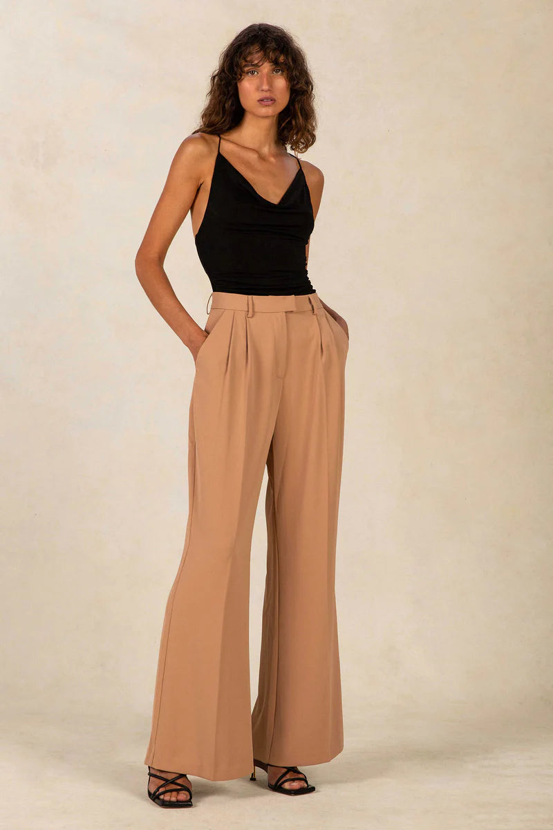 Elysian Collective Misha Mabel Twill Pant Blonde