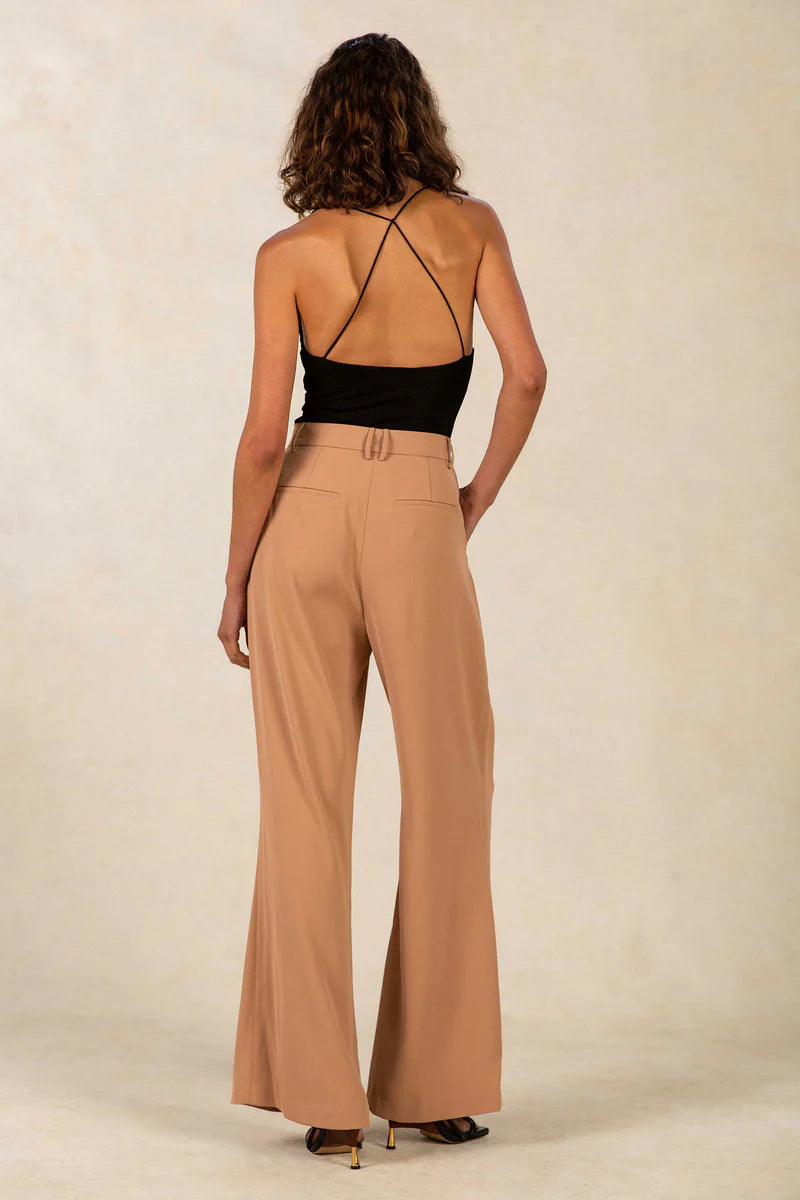 Elysian Collective Misha Mabel Twill Pant Blonde