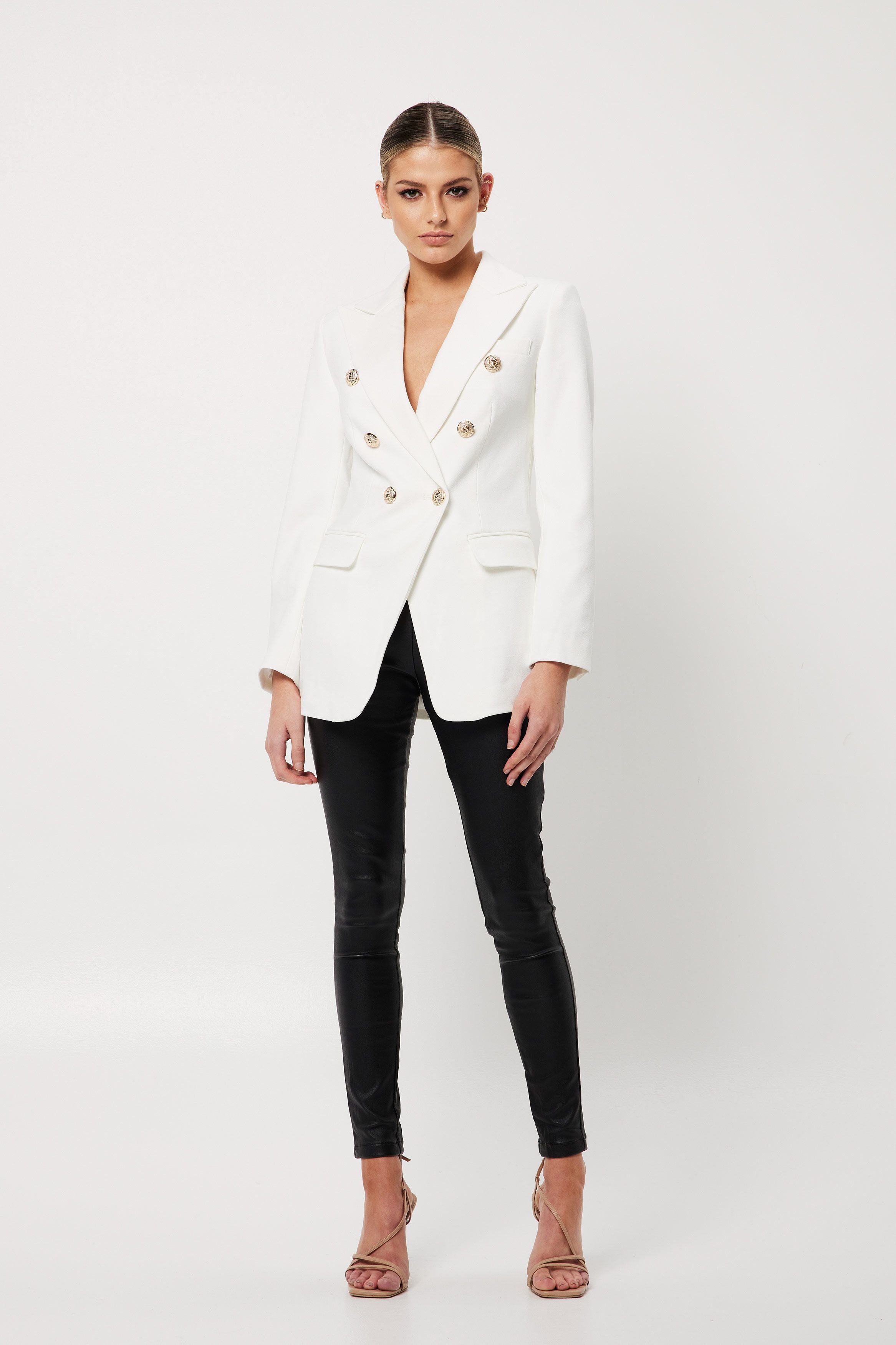 Elysian Collective Mossman Signature Blazer White