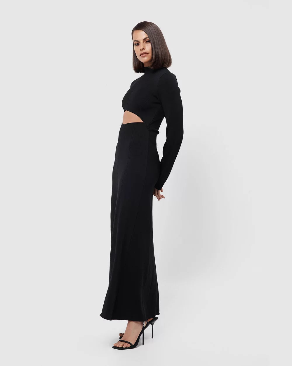 Elysian Collective Mossman The Fifth Knit Maxi Dress (Black)