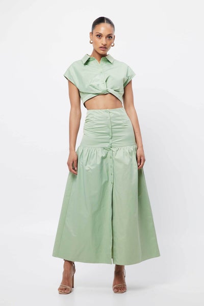 Elysian Collective Mossman Wanderlust Skirt Spearmint