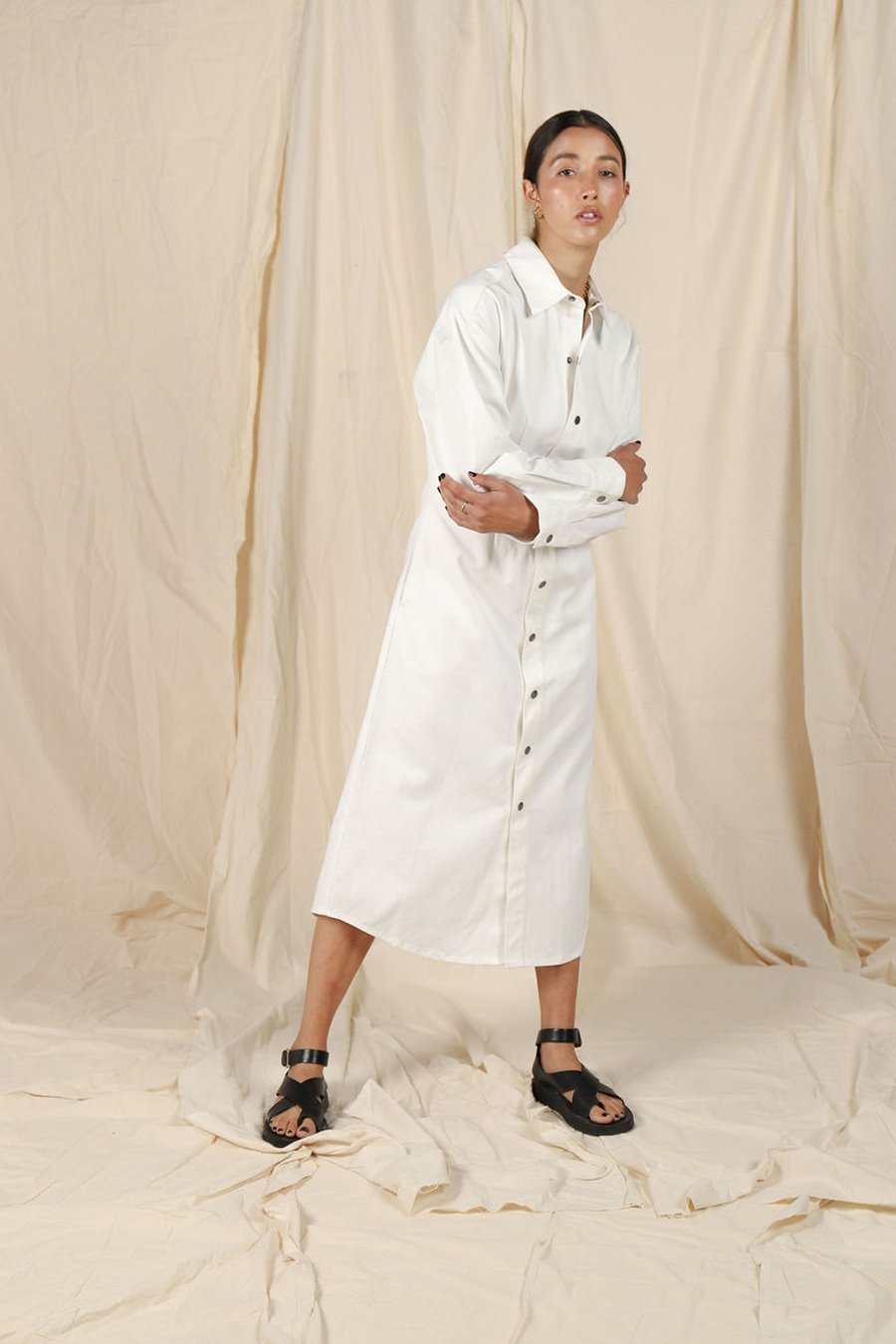 Elysian Collective Nice Martin North Dress White