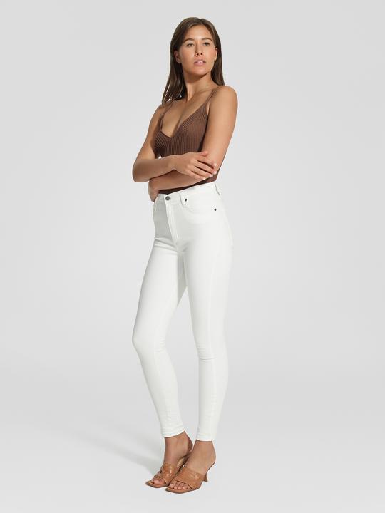 Elysian Collective Nobody Denim Siren Skinny White Ankle Comfort