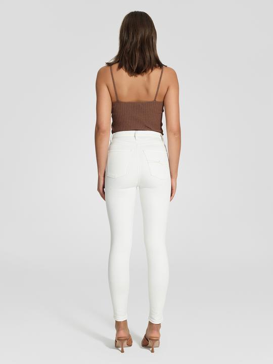 Elysian Collective Nobody Denim Siren Skinny White Ankle Comfort