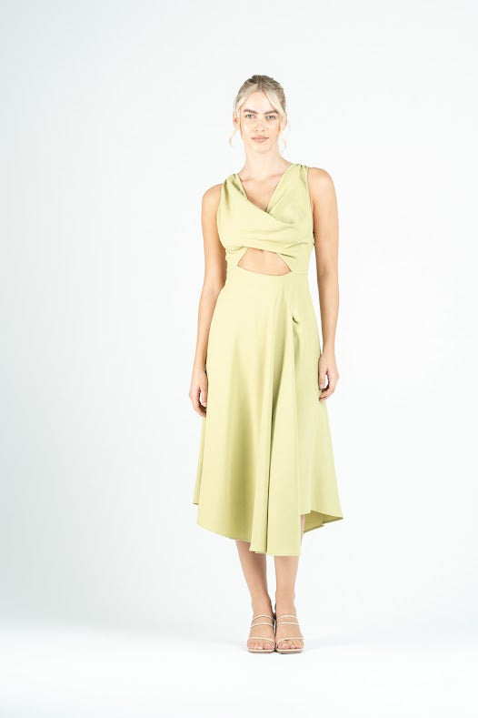 Elysian Collective One Fell Swoop Marni Dress Grass