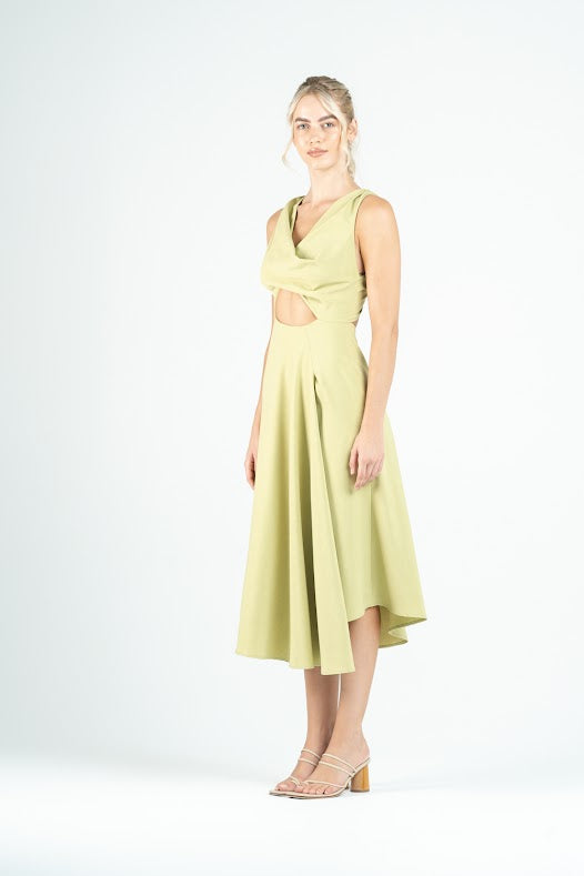 Elysian Collective One Fell Swoop Marni Dress Grass