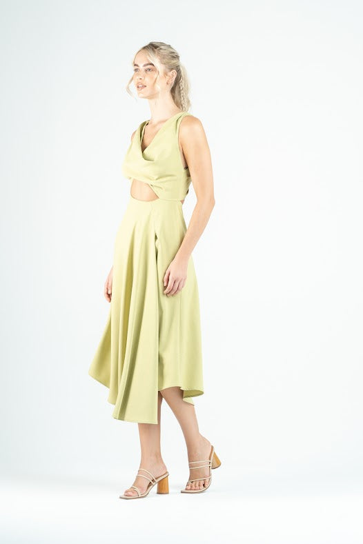 Elysian Collective One Fell Swoop Marni Dress Grass