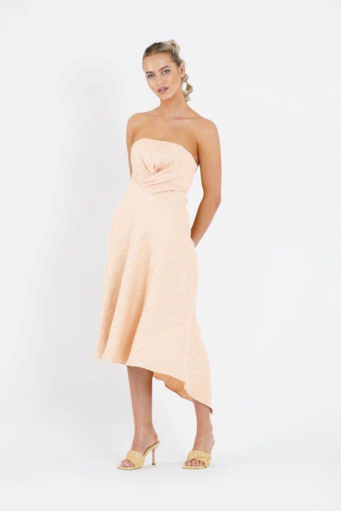 Elysian Collective One Fell Swoop Quartz Midi Dress Blossum