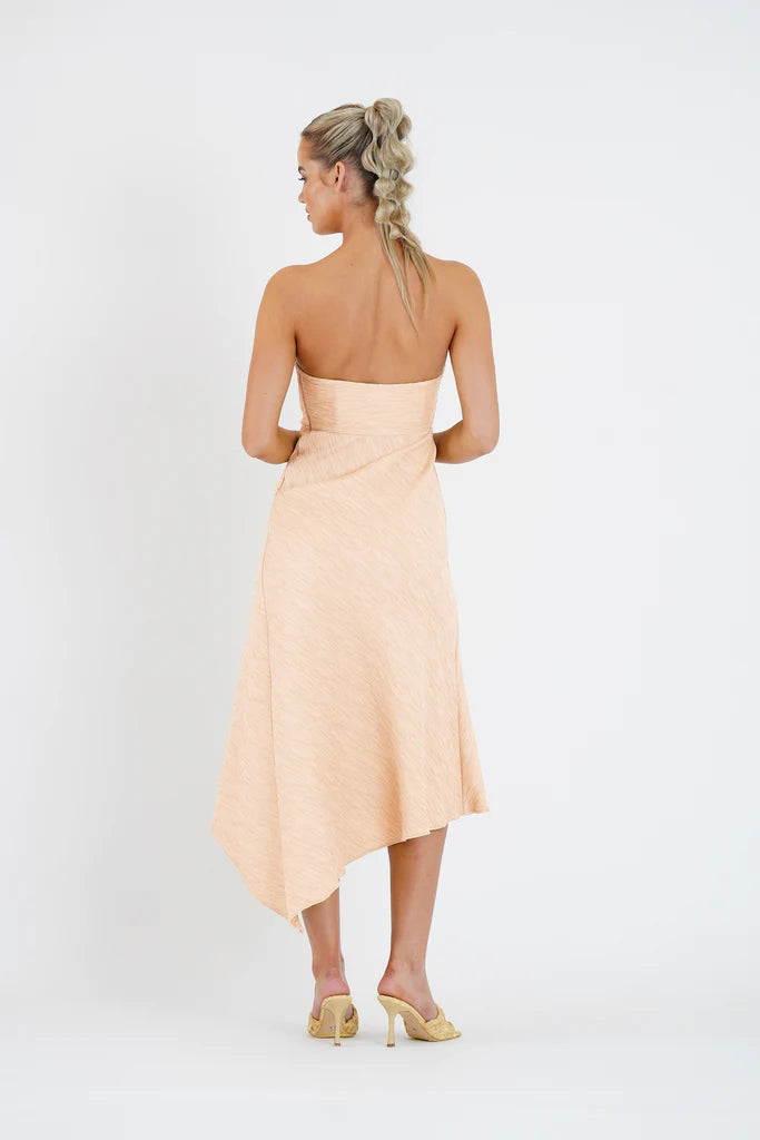 Elysian Collective One Fell Swoop Quartz Midi Dress Blossum