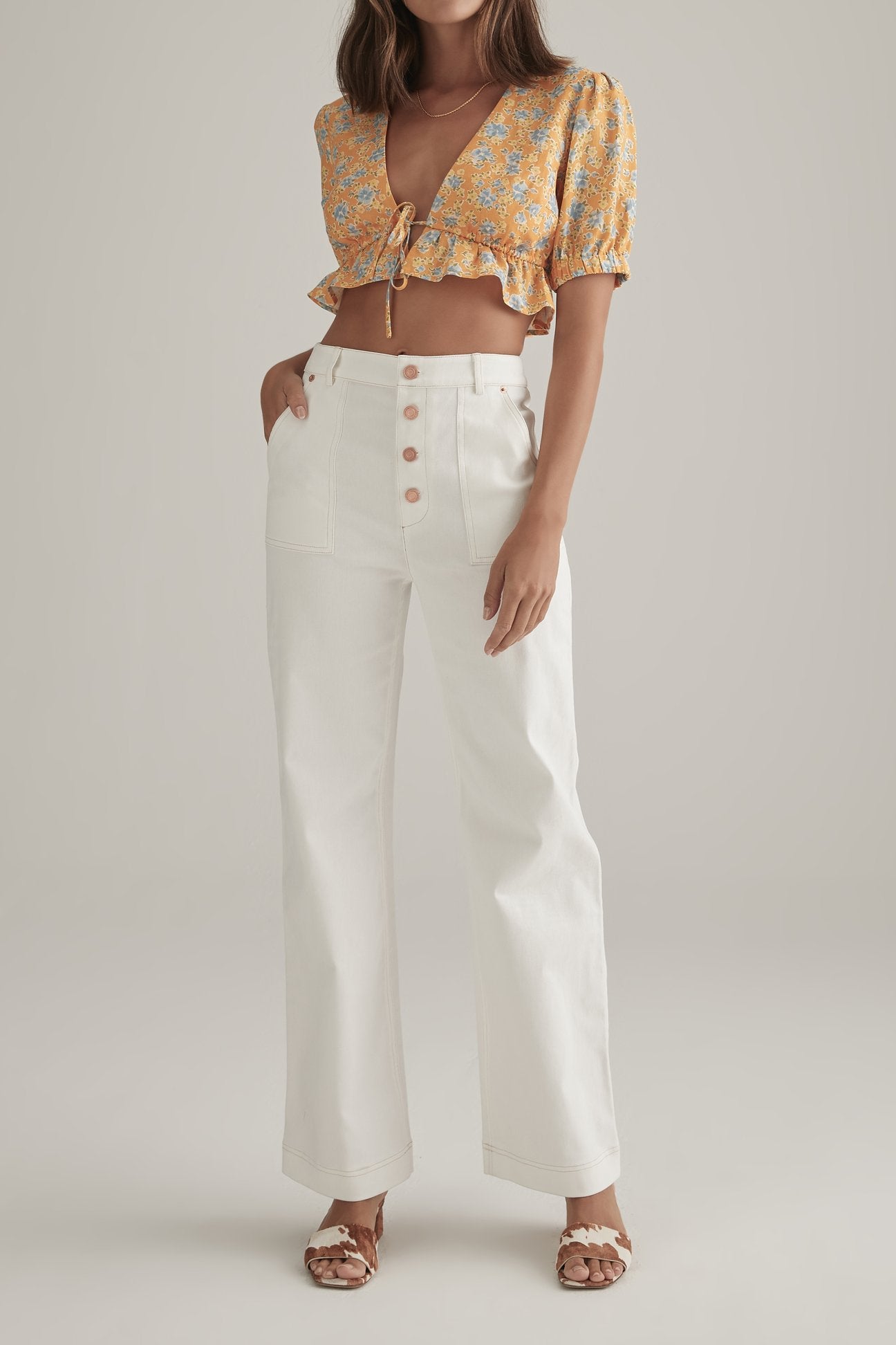 Elysian Collective Ownley Daley Pant White