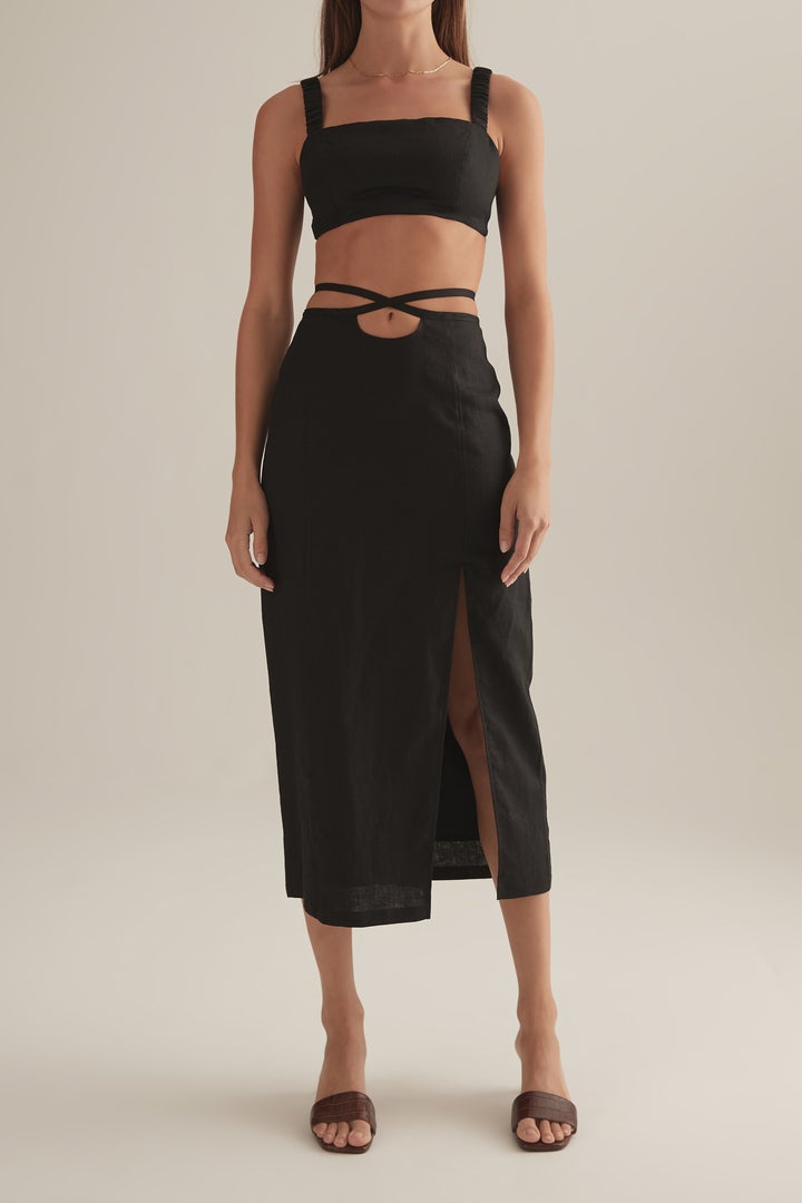 Elysian Collective Ownely Jordi Skirt Black