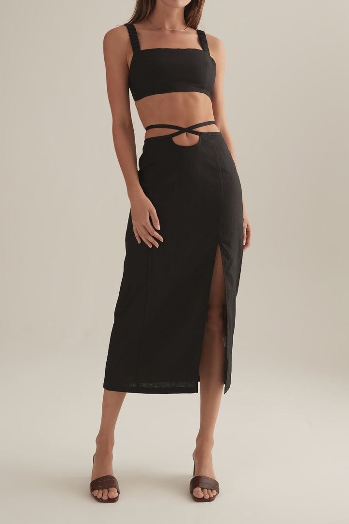 Elysian Collective Ownely Jordi Skirt Black