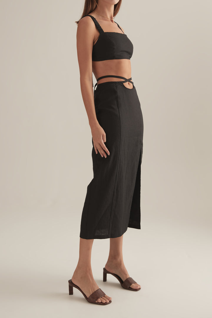 Elysian Collective Ownely Jordi Skirt Black