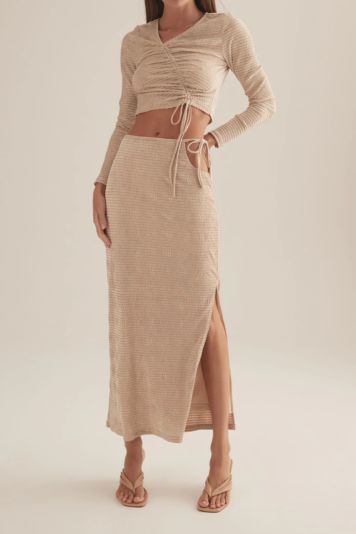 Elysian Collective Ownley Keshi Skirt Nude