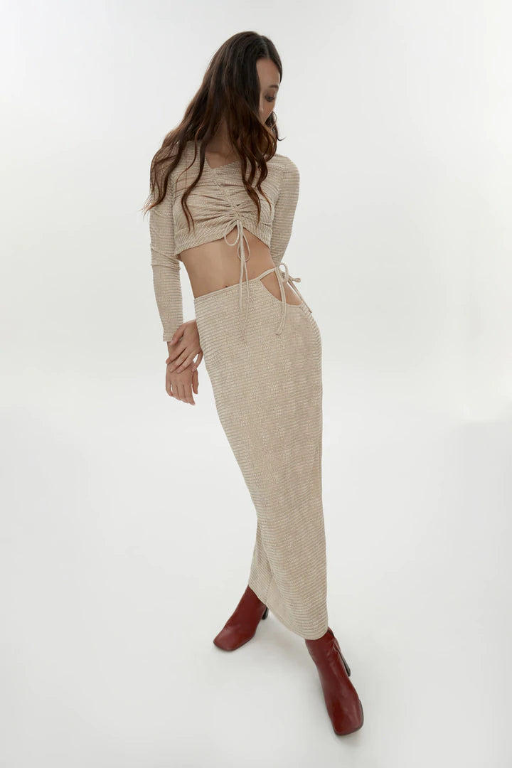 Elysian Collective Ownley Keshi Skirt Nude