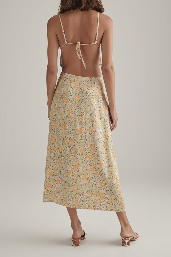 Elysian Collective Ownley Peony Skirt Sorbet Floral