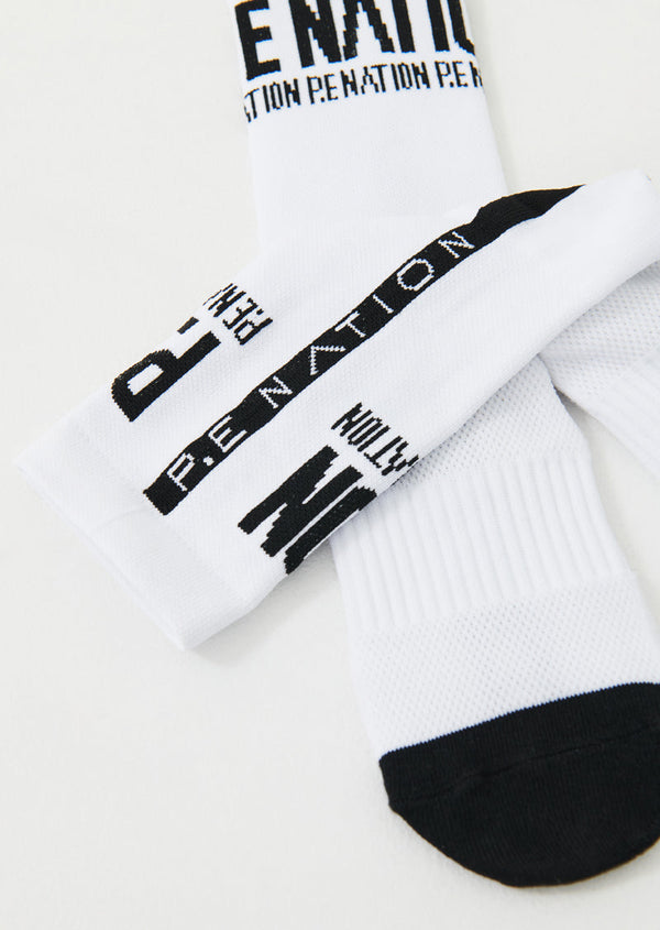 Elysian Collective PE Nation Backline Socks Optic White