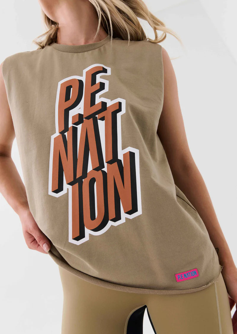 Elysian Collective PE Nation Daze Tank Kelp