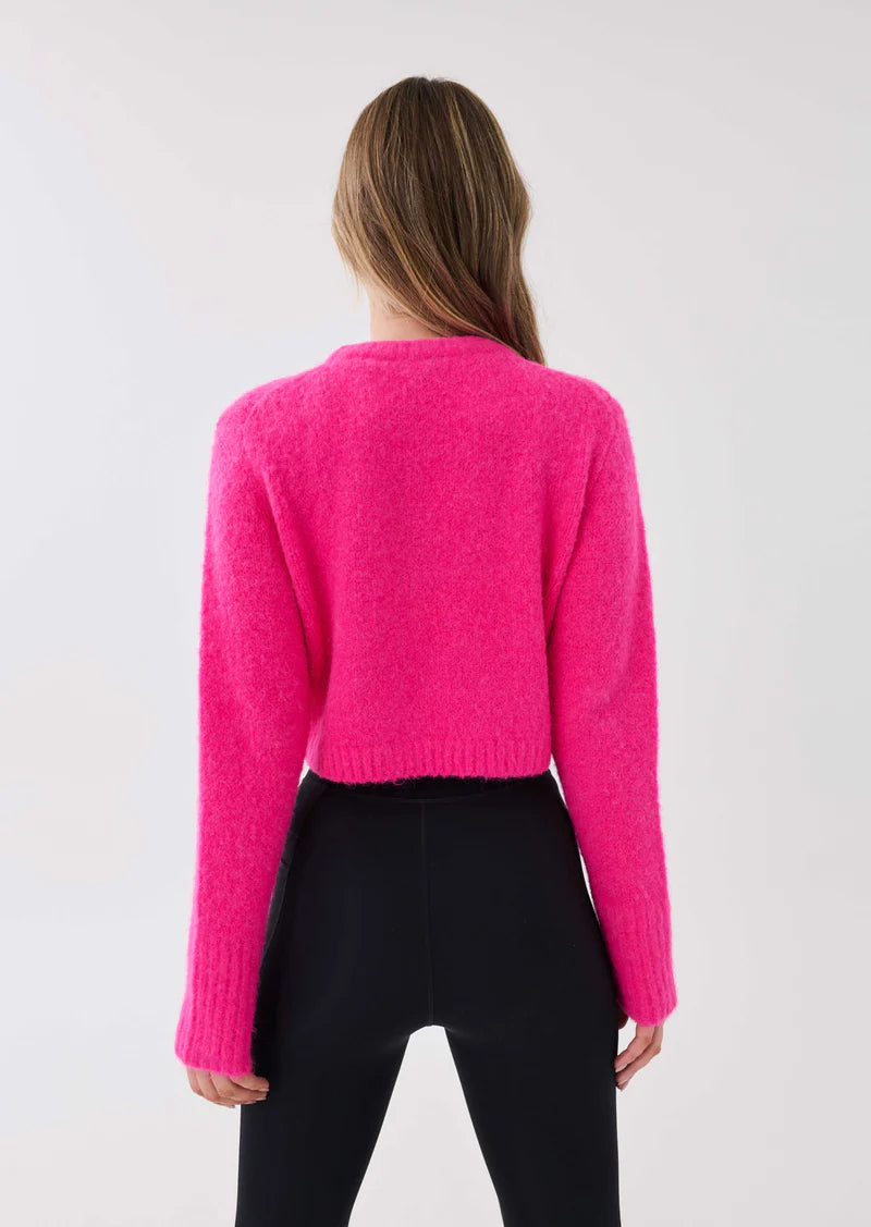 Elysian Collective PE Nation Dondi Knit Sweat Pink Glo