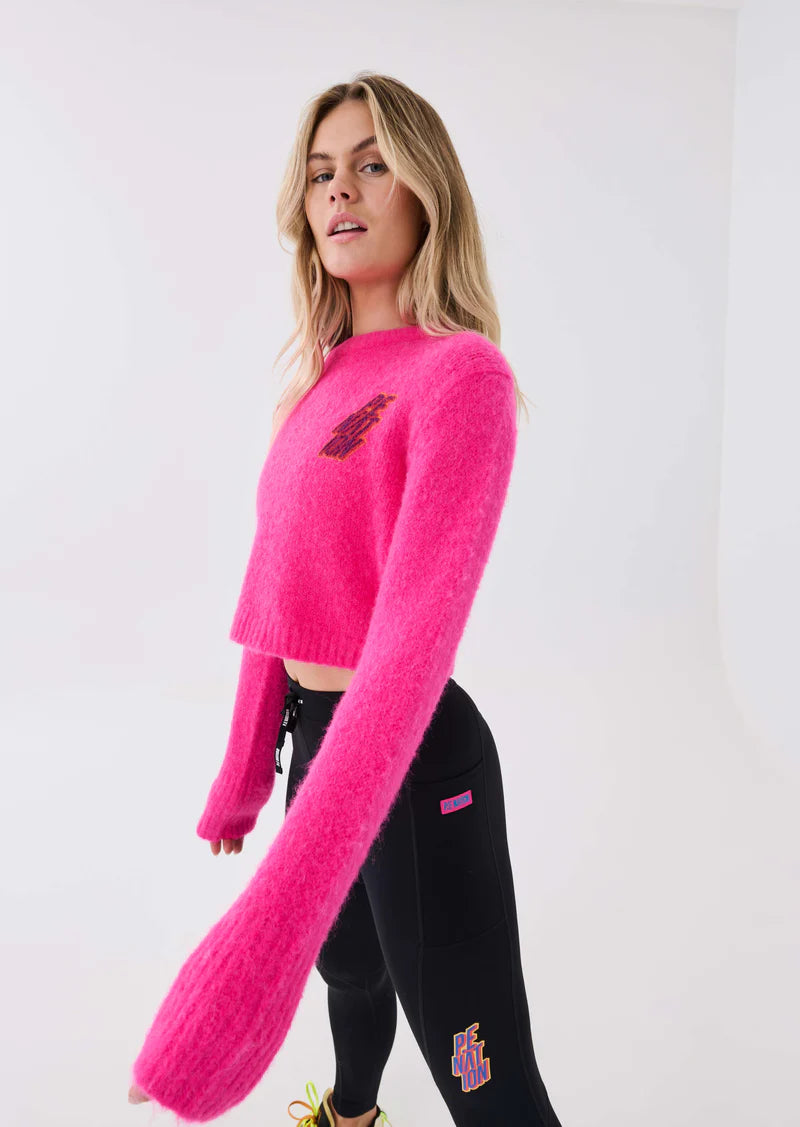 Elysian Collective PE Nation Dondi Knit Sweat Pink Glo