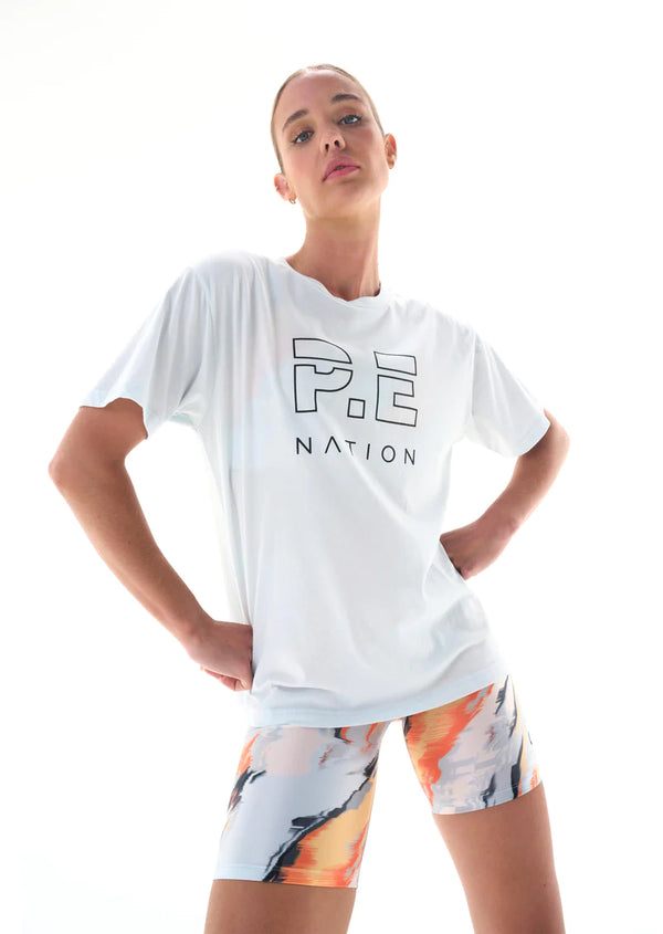 Elysian Collective PE Nation Heads Up Tee Illusion Blue