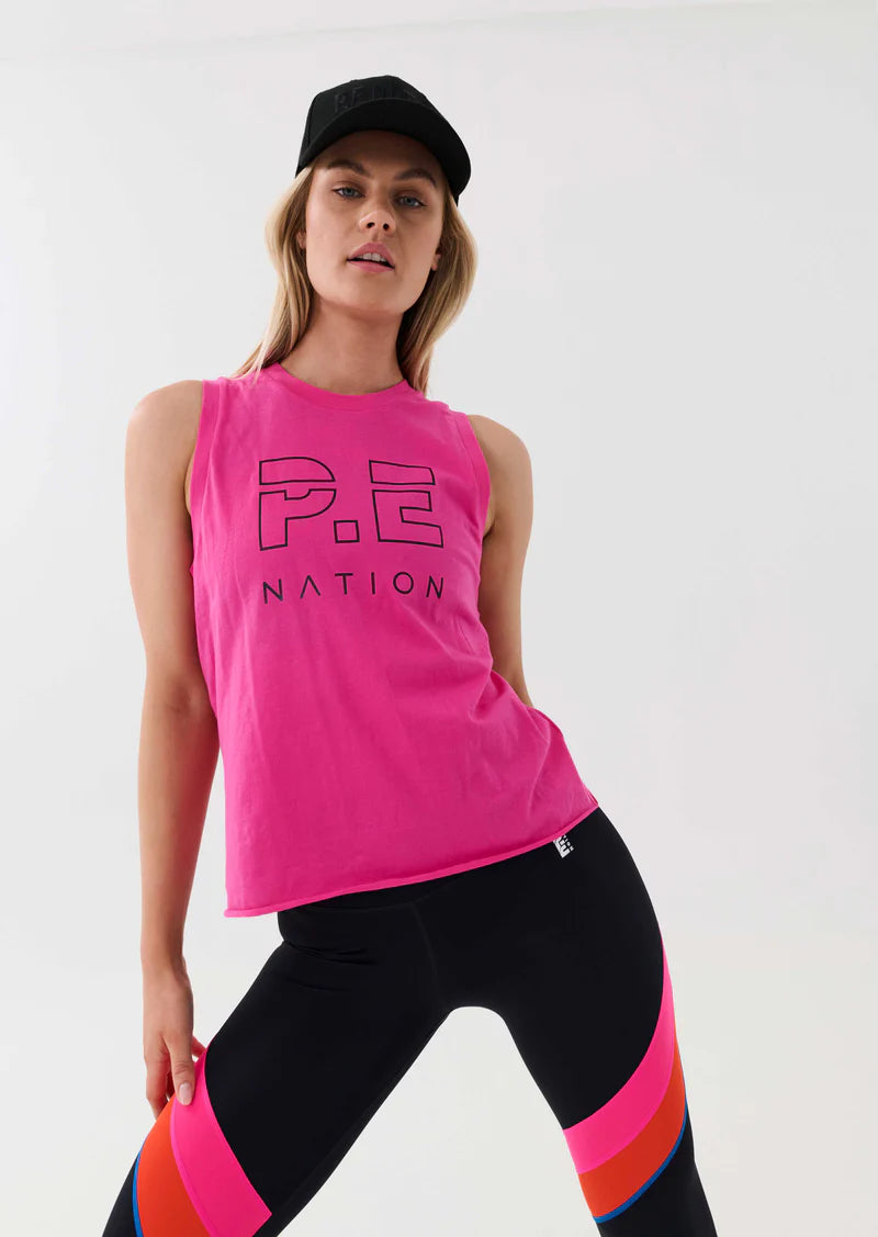 Elysian Collective PE Nation Heads Up Tee Pink Glo