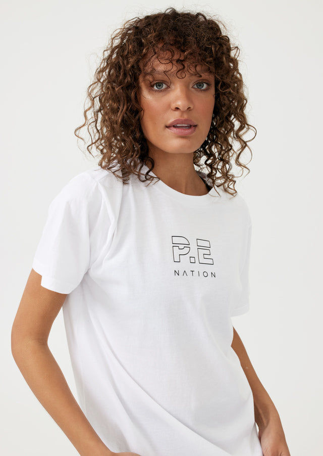 Elysian Collective PE Nation Heads Up Tee White