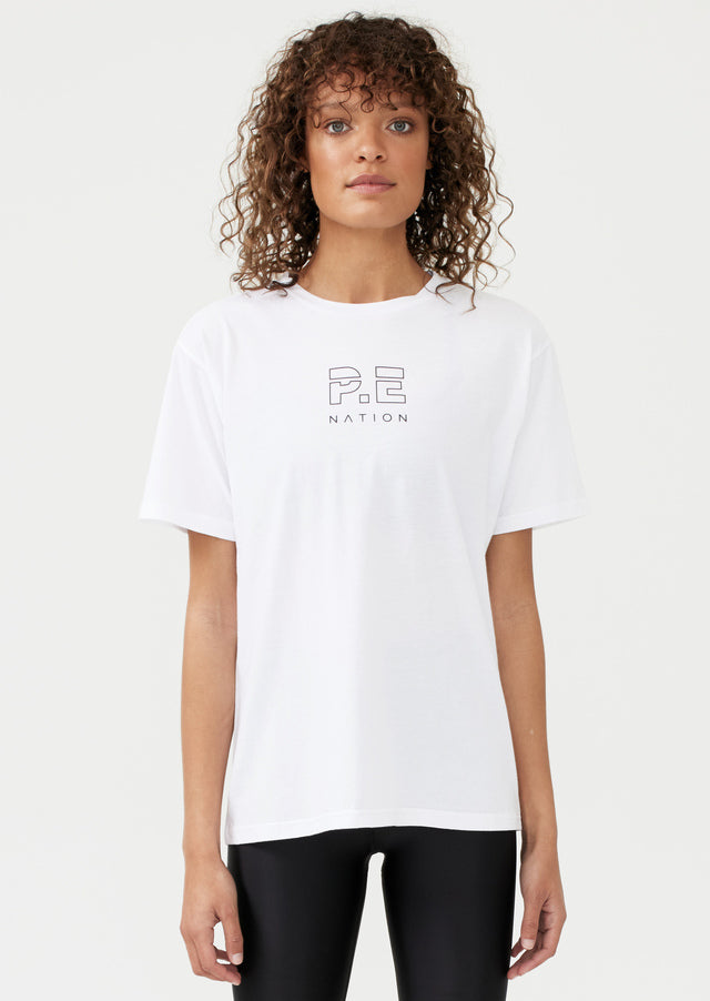 Elysian Collective PE Nation Heads Up Tee White