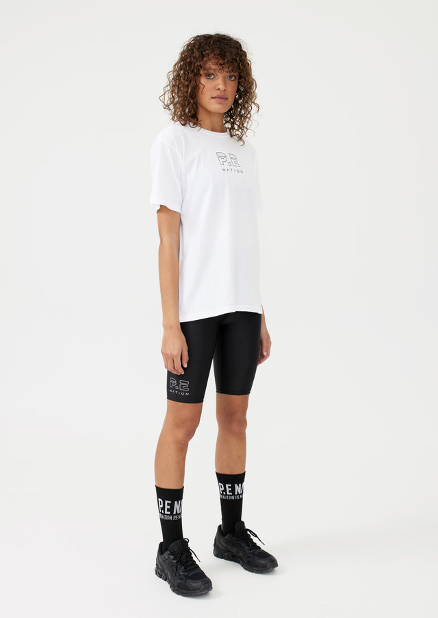 Elysian Collective PE Nation Heads Up Tee White