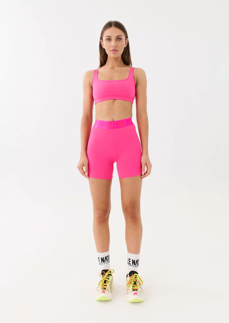 Elysian Collective PE Nation Intuitive Bike Short Pink Glo