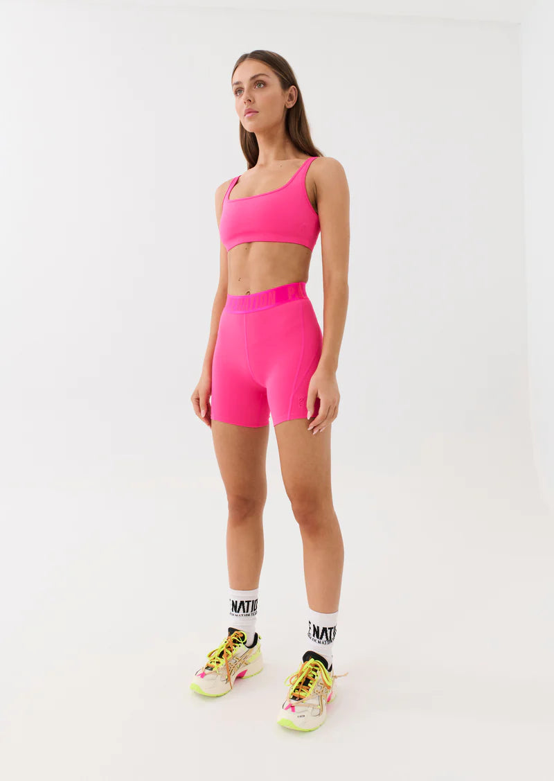 Elysian Collective PE Nation Intuitive Bike Short Pink Glo