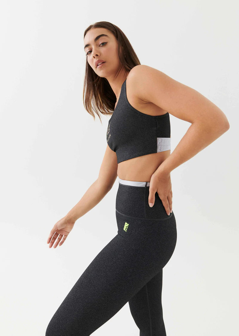 Elysian Collective PE Nation Reaction Sports Bra Charcoal