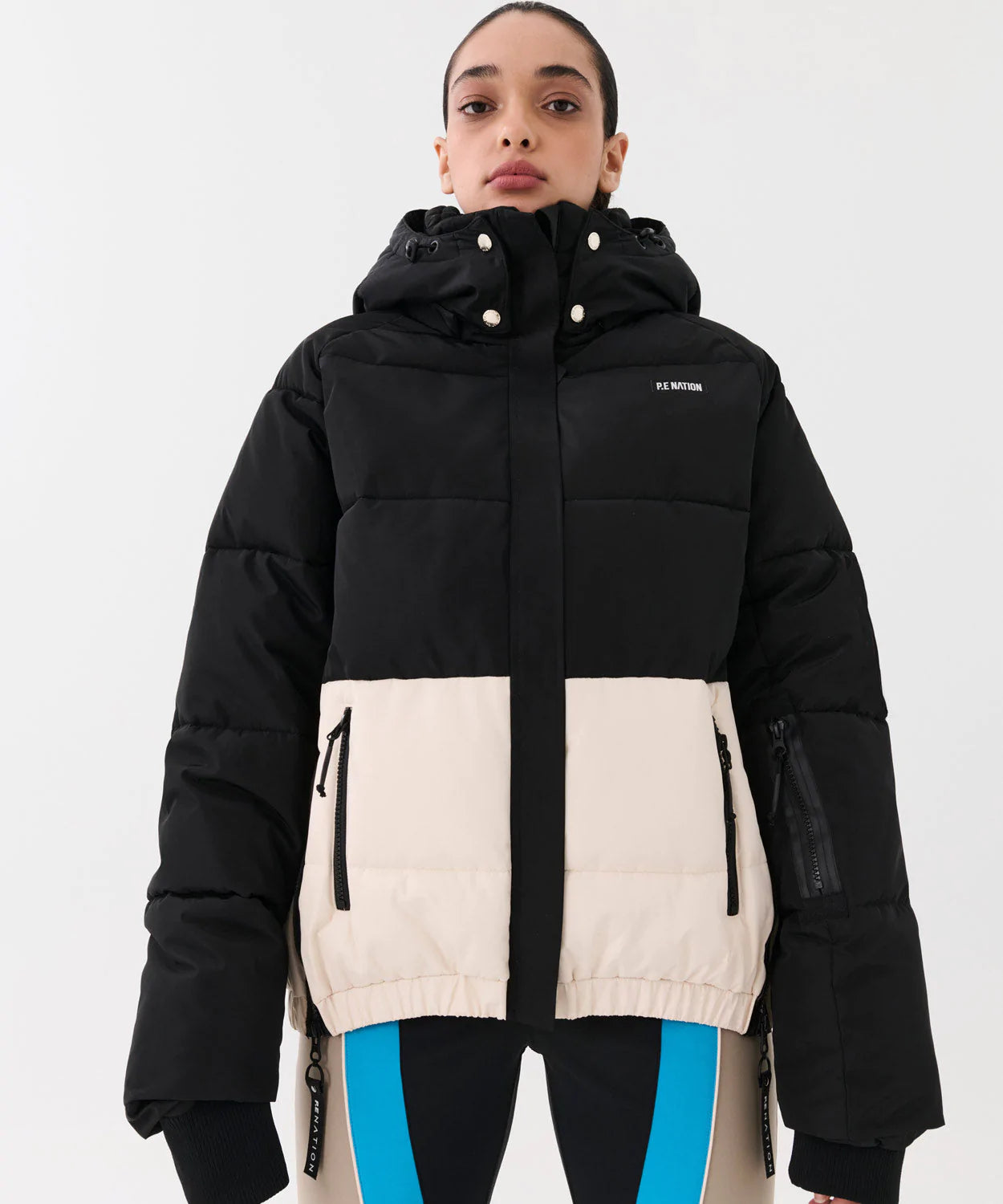 Elysian Collective PE Nation Rocket Air Jacket Snow Black