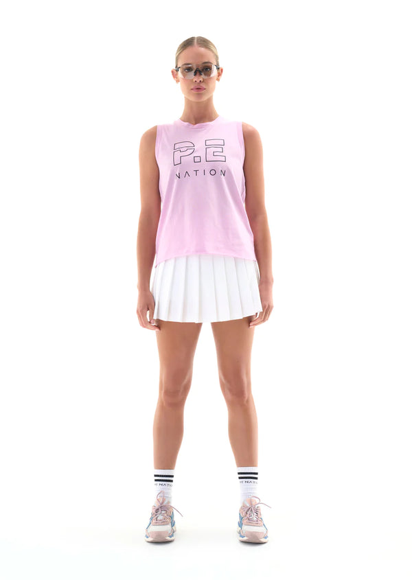 Elysian Collective PE Nation Shuffle Tank Pink Lavender