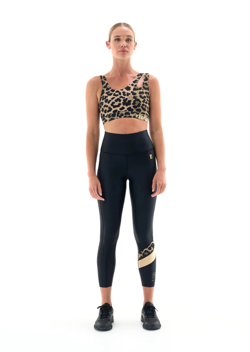 Elysian Collective PE Nation Valley Sports Bra Olive Animal Print