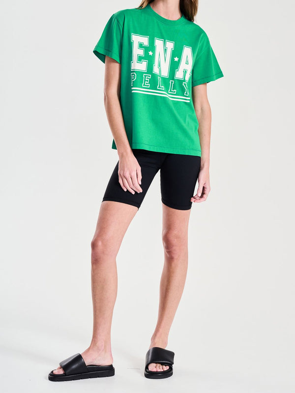 Elysian Collective Ena Pelly Pelly Gang Tee Washed Evergreen