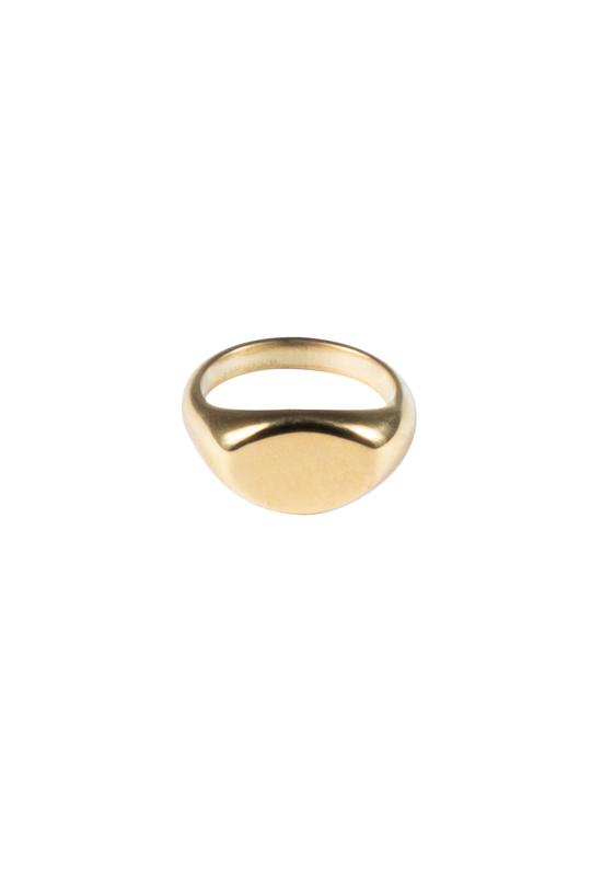 Elysian Collective Porter Jewellery Oval Pinky Signet Ring