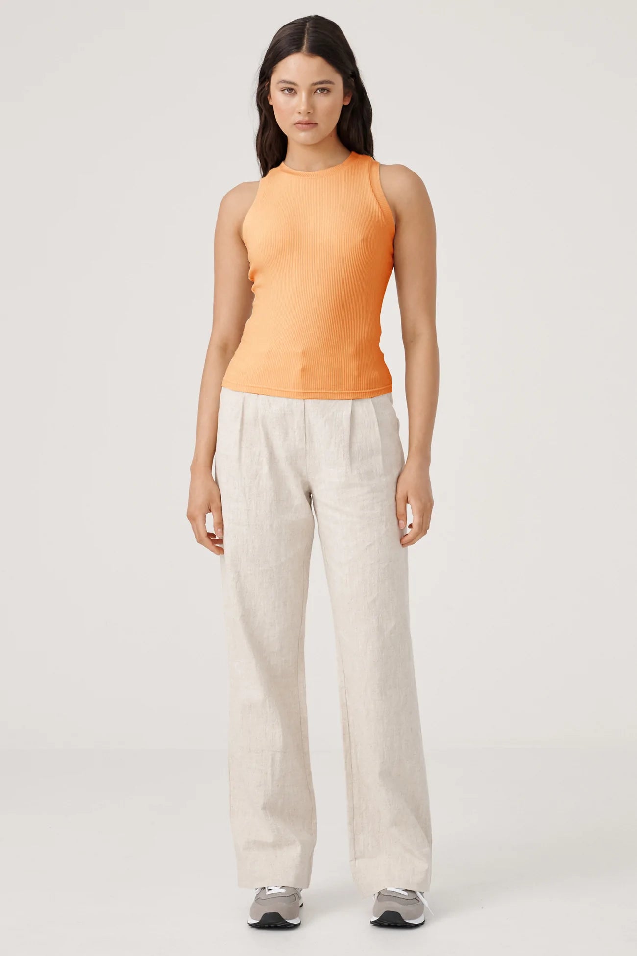 Elysian Collective Raef The Label Adler Tank Orange