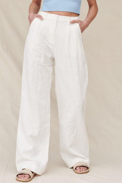 Elysian Collective RAEF The Label Chilli Pants White