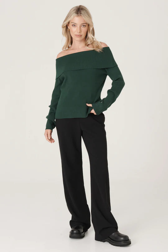 Elysian Collective Raef The Label Dunes Knit Green