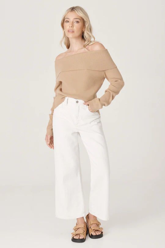 Elysian Collective Raef The Label Dunes Knit Tan
