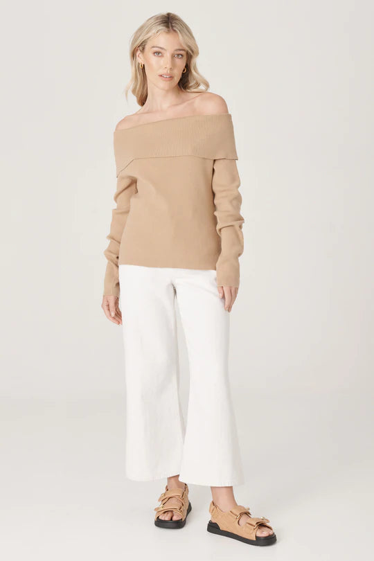 Elysian Collective Raef The Label Dunes Knit Tan