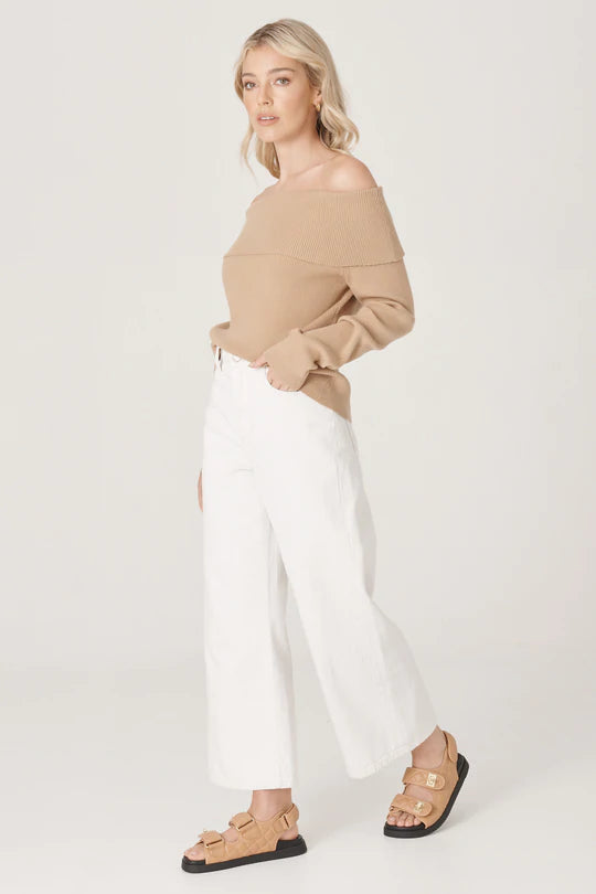 Elysian Collective Raef The Label Dunes Knit Tan