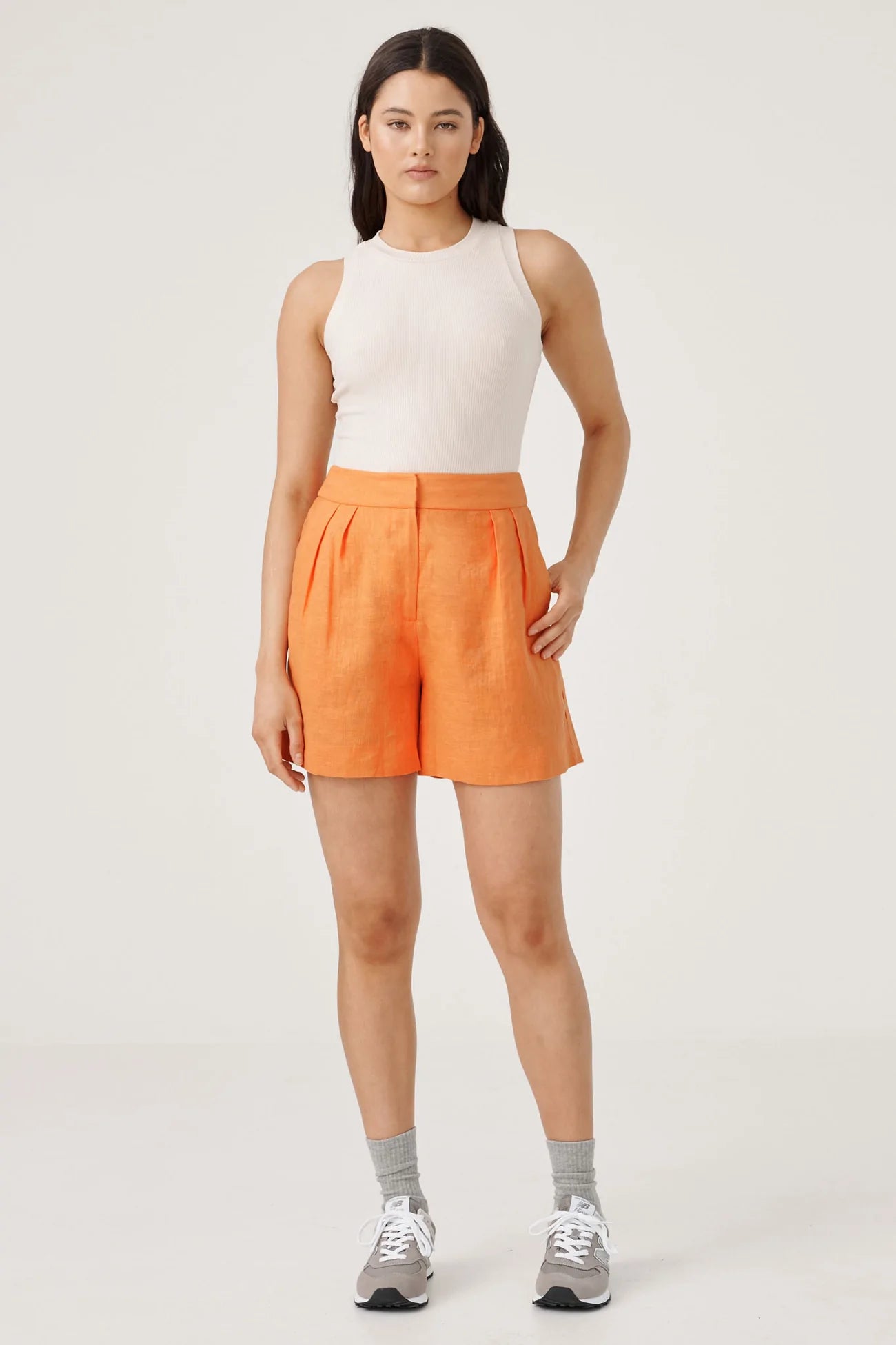 Elysian Collective RAEF The Label Eliana Short Orange