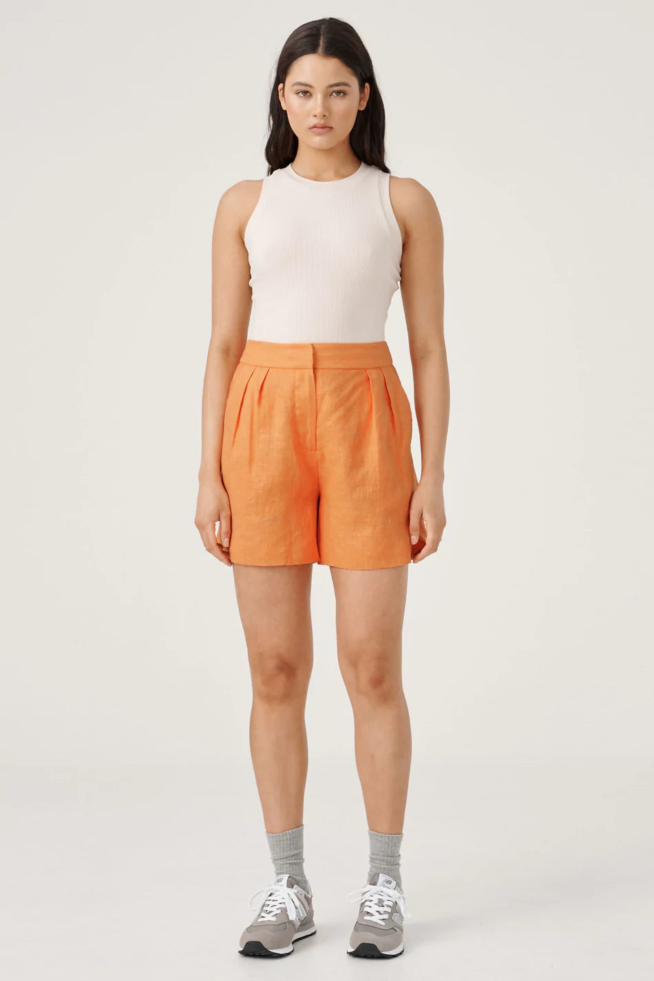 Elysian Collective RAEF The Label Eliana Short Orange