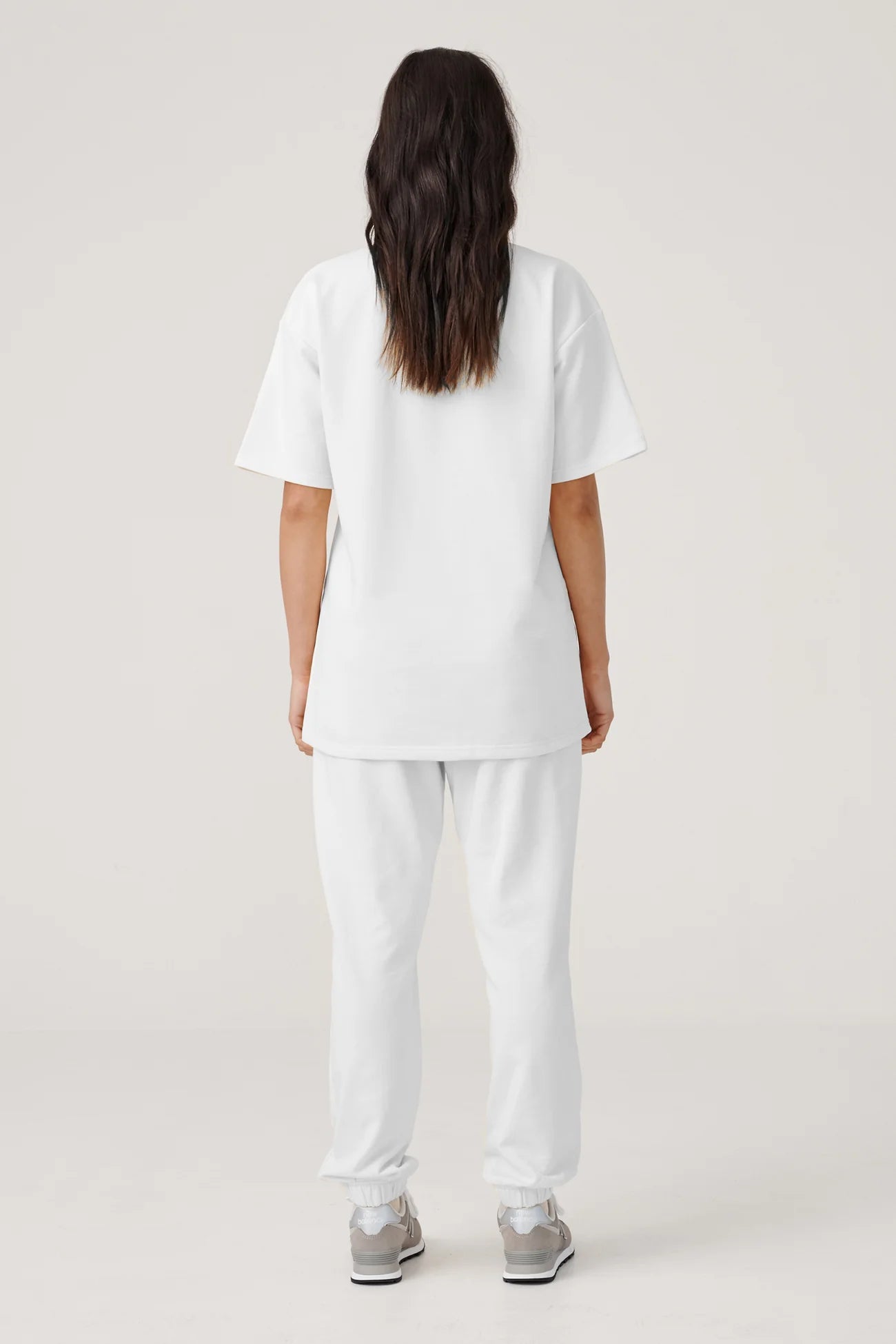 Elysian Collective Raef The Label Knox Oversized Tee White Marle