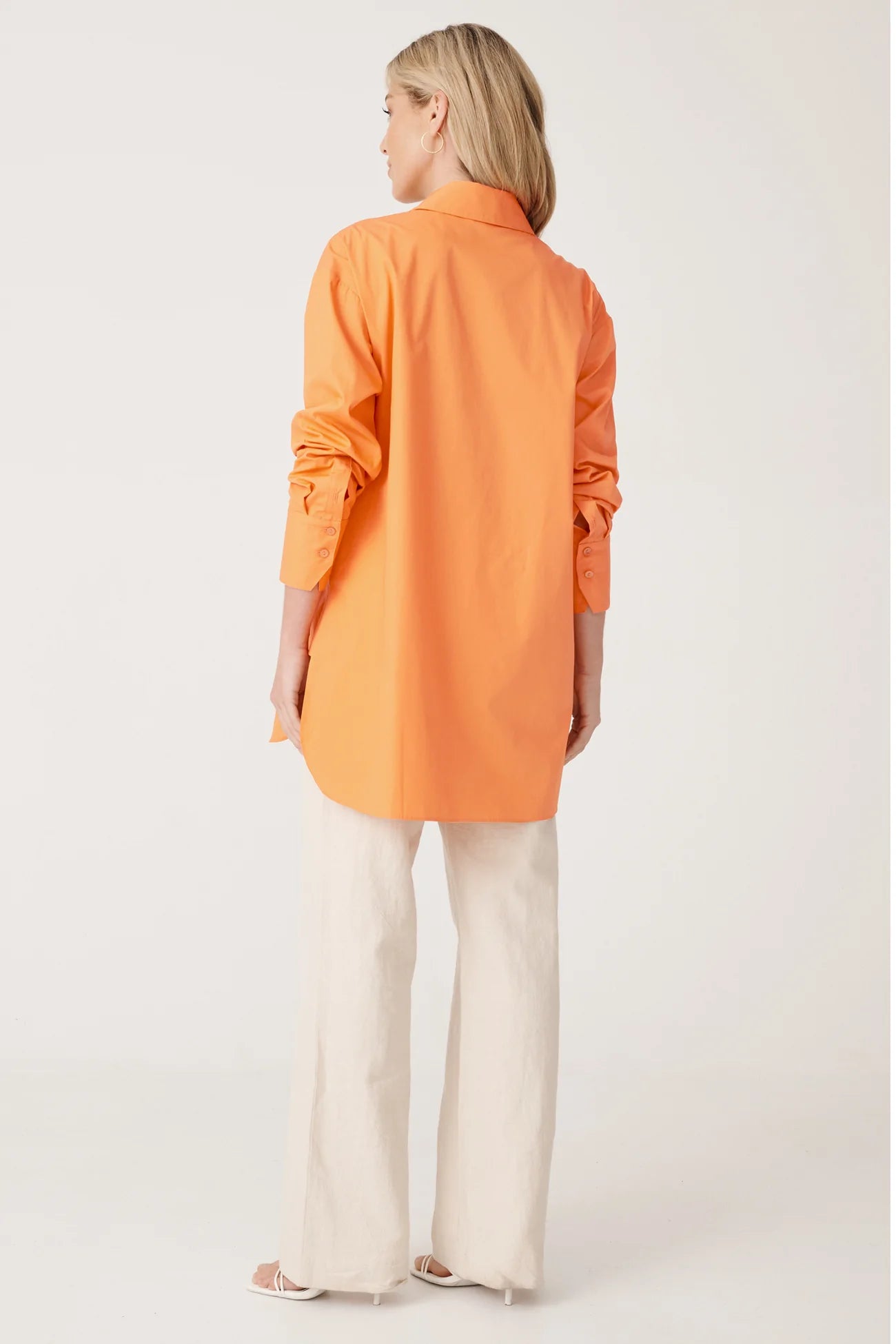 Elysian Collective Raef The Label Scarlett Shirt Orange 