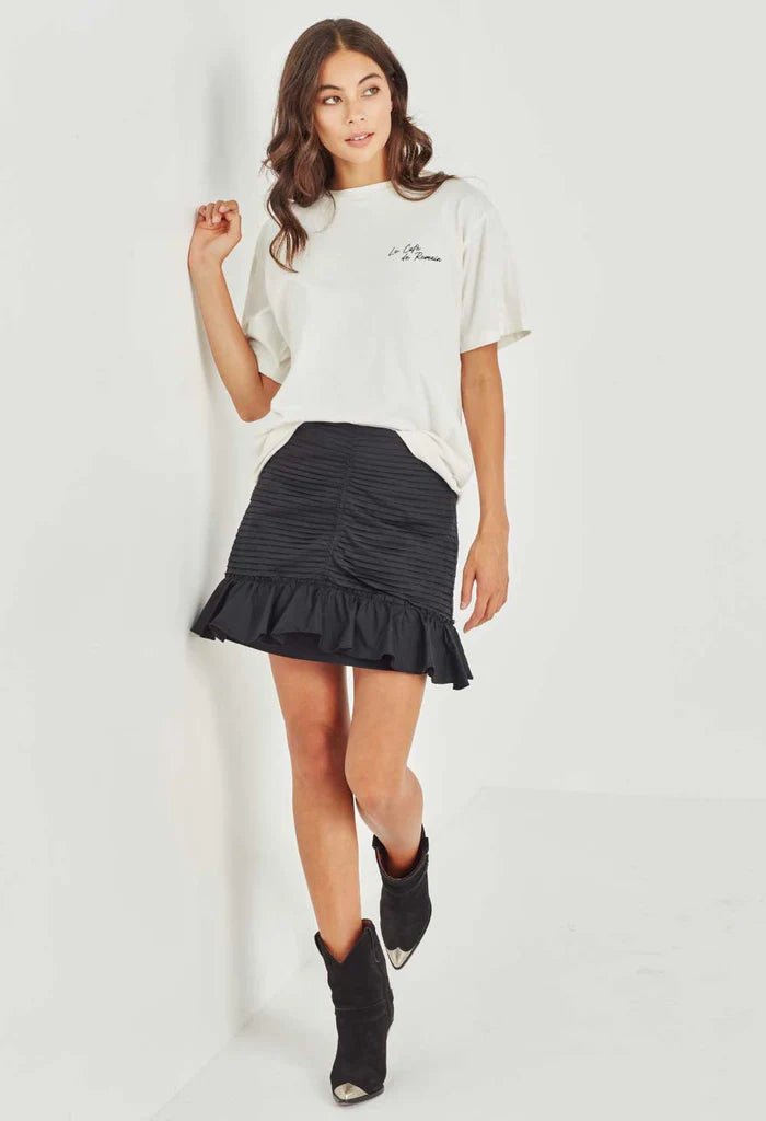 Elysian Collective Remain Charlotte Mini Skirt Black