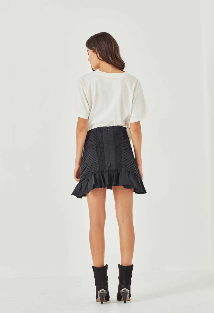 Elysian Collective Remain Charlotte Mini Skirt Black
