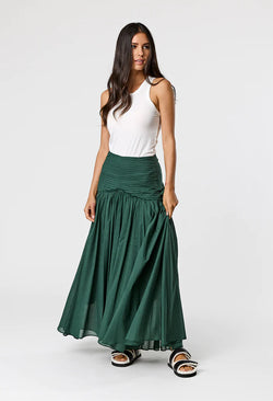 Elysian Collective Remain Milan Skirt Emerald